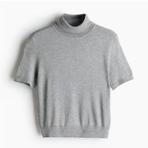 H&M Light Gray Turtleneck Sweater